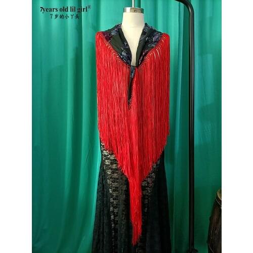 Flamenco Scarf from Spain Stole Shoulder Cloth Flamenco-Tuch CB20