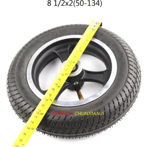 Lightning shipment 8 1/2X2 (50-134) tires 8.5 Inch Gas Scooter & Electric Scooter tyre and rim (8' 1/2' x2 inch) wheel