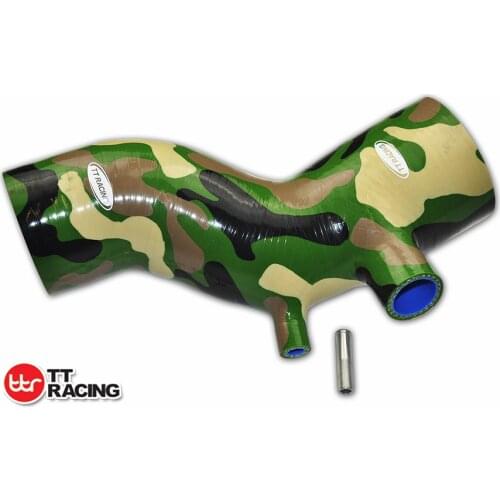 TT1323MGR - Camo Green Silicone Engine Induction Intake Hose fit Honda Accord CL7 2003-2007
