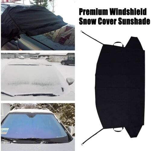 Universal Car Front Windshield Cover Auto Sunshade Snow Ice Protection Cover Winter Summer Car Windshield Sunshade