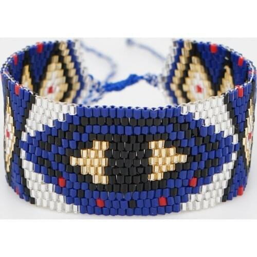Go2boho Seed Beads Bracelets Turkish Evil Eye Bracelet For Women Jewelry Fashion Pulseras Mujer Moda 2021 Handmade Loom Woven