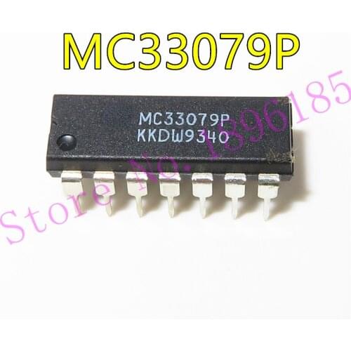 1pcs/lot MC33079P MC33079 DIP-14 In Stock DUAL/QUAD LOW NOISE OPERATIONAL AMPLIFIERS
