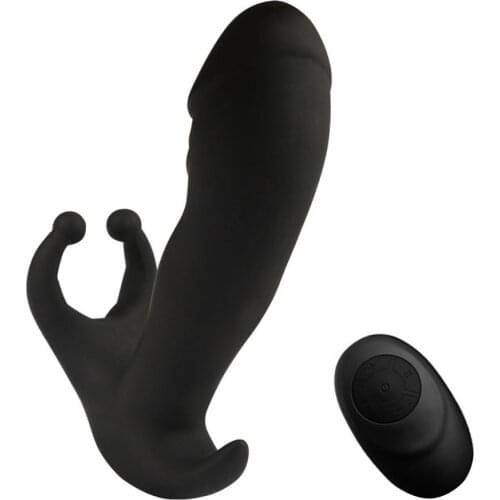 21 Speeds Vibrating Wireless Heating Prostate Massager Anal Sex Toys Waterproof Anal Silicone Vibrator Remote Control