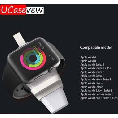 5W Qi B2 Wireless Watch Charger For Apple iWatch Series 2 3 4 5 USB Magnetic Wireless Charging Dock for Watch 5 4 3 2 Adapter