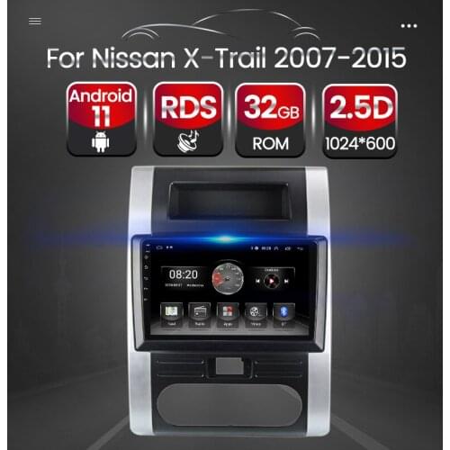 Autoradio Android Car GPS Navigation Radio Player For Nissan X-Trail XTrail 2007-2015 Steering Wheel Control Camera Mirror Link