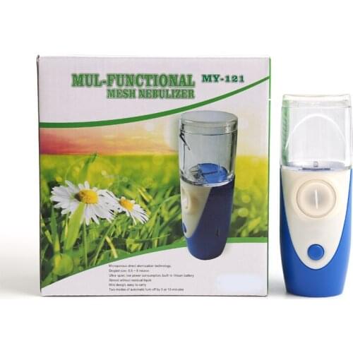 Kids Adults UltrasonicHandheld Home Portable Nebulizer Inhalator Machine Built-in Lithium Battery Humidifier with USB Chargeable