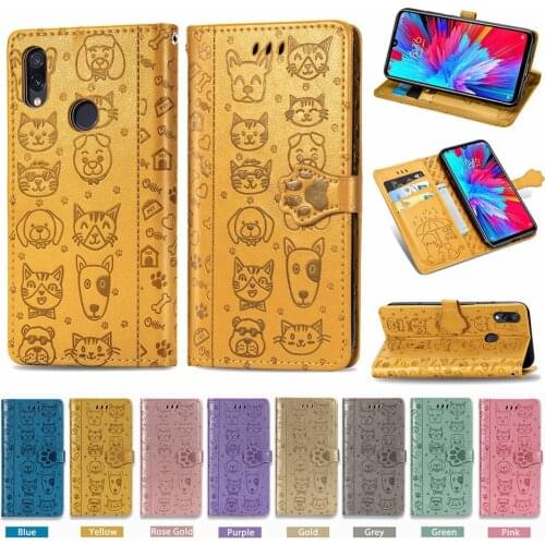 For Xiaomi Redmi 7 Cute Animal Flip Wallet Leather Case For Xiaomi Redmi 7 Case Phone Cover Funda Redmi 7