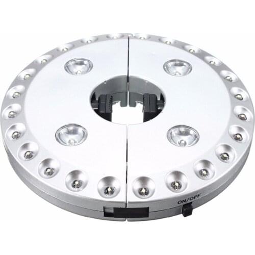 28 LED Light F5 Straw Hat LED Lamp Battery Powered Portable Camping Tent Light Umbrella Pole Light Outdoor Emergency Light