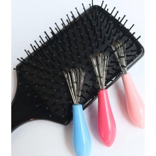 2021 Hot Sale Comb Hair Brush Cleaner Plastic Handle Cleaning Brush Remover Embedded Beauty Tools Cleaning Products Wholesale