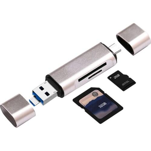 Micro USB Type C MicroSD SD TF OTG Memory Card Reader For Samsung galaxy S6 S7 S8 S9 S10 Plus For Huawei P20 P30 Pro Laptop PC