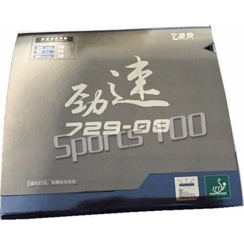NEW VERSION RITC 729 729-08 Strongly Forward Pips-In Table Tennis (PingPong) Rubber With Sponge