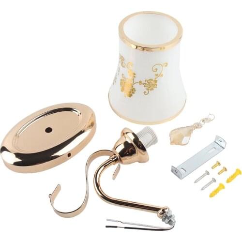 Novelty Modern Minimalist Led Crystal Wall Light Lamp For Bedroom Living Room TV Background Wall Home Decoration B008 Wholesale