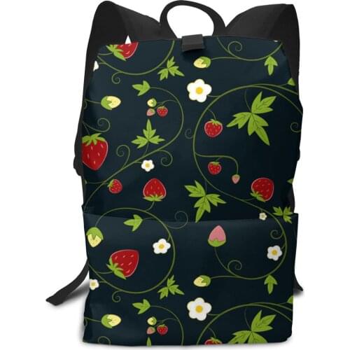 New Avocado School Backpack for Boys/Girls Back-to-School Gift Large Capacity Washable Fruit Animation Fashion Backpack