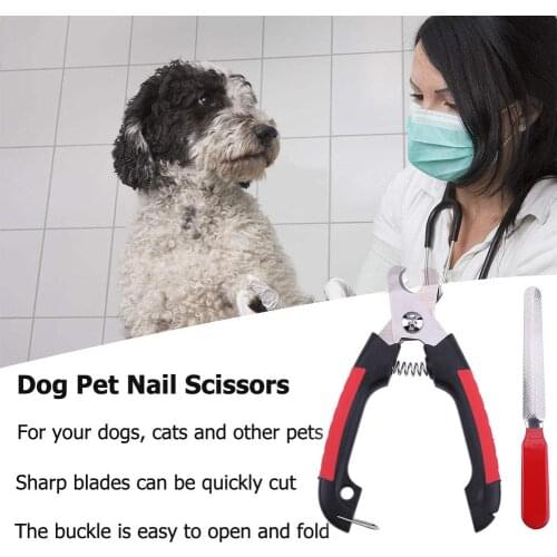 Cat Puppy Pet Grooming Scissors Professional Stainless Steel Nail Clipper Animal Nail Scissor Nail Cutters Dog Accessories