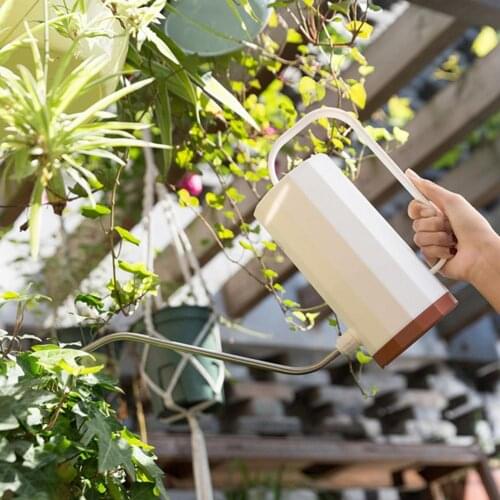1.2L Watering Can Plant Pot Bottle Watering Device Easy to Carry Pouring Plastic Large Coverage Plant Sprinkler for Garden