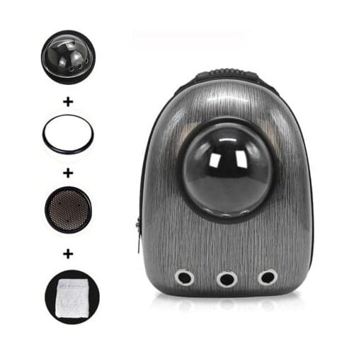 Cat Backpack Carrier Fat Breathable Transport Travel Bag Dog Space Capsule Pet Astronaut Four-piece Set Cartoon Portable Outing