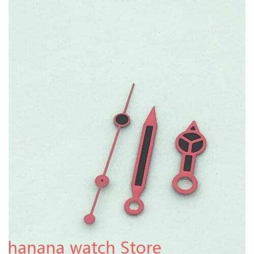 Watch pointer pink Benz luminous pointer for ETA 2836 2824 Miyota 8205 8215 821A Pearl DG 2813 3804 movement