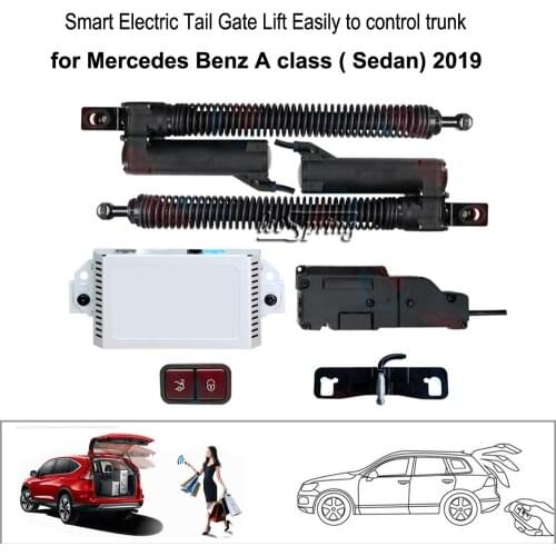 Smart Auto Electric Tail Gate Lift for Mercedes Benz A class ( Sedan) 2019 Remote Control Set Height Avoid Pinch With Latch