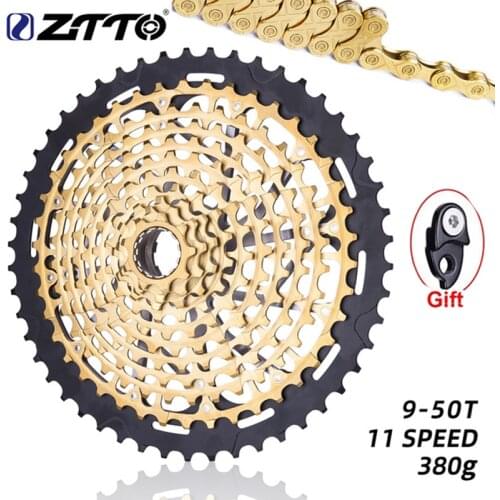 ZTTO NEW 11 Speed 9-50T Bicycle Cassette ULT 11s MTB 9T XD Hub Full steel Mountain Bike 11 speed Sprocket Flywheel Bicycle parts