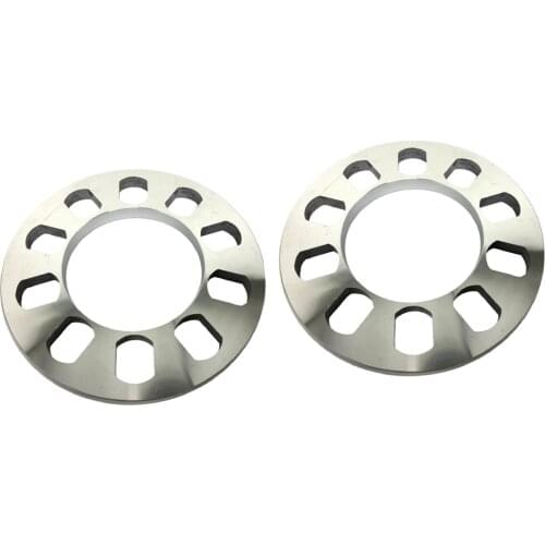 1 Pair Car 12MM Car Universal 5 Hole Aluminium Alloy Wheel Hub Spacer Adapter