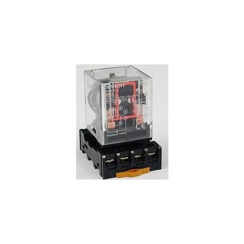 1pc MK2P-I DC 24V Relay 8-Pin 10A 250VAC With PF083A Socket Base