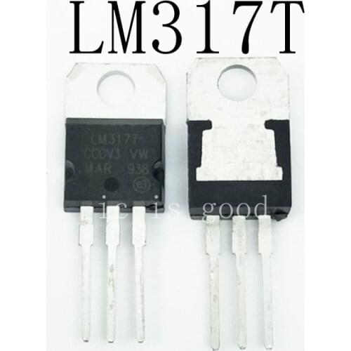 100pcs/lot NEW LM317T LM317 Voltage Regulator IC TO-220