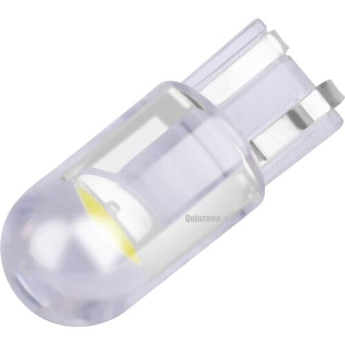 1000PCS T10 W5W WY5W 501 COB LED Car Parking Light Turn Side Bulb Instrument Lamp Auto License Plate Light White Red Yellow Blue