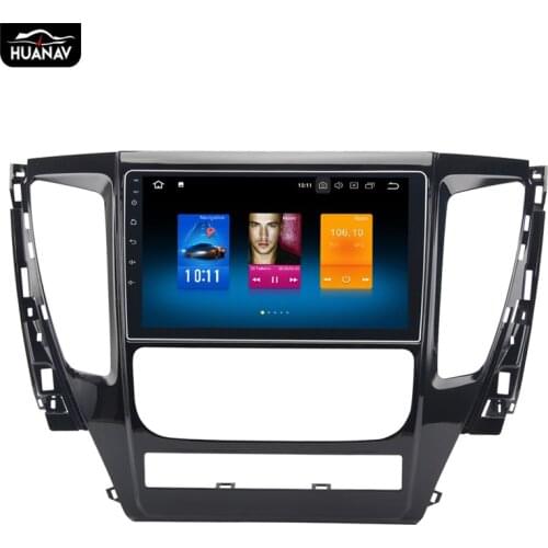 9" touch screen Android8.0 Car DVD player GPS navigation for Mitsubishi Pajero sport 2016 2017 Auto radio multimedia player DSP