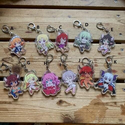 Interspecies Ishuzoku Reviewers Crimvael Anime Acrylic Keychain Strap Fan Made