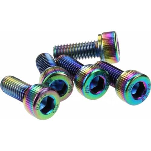 M5 Motorcycle Decorative Screws Bolts 5mm Stainless Steel Multicolor For Honda Yamaha Kawasaki Suzuki Dirt Bike Scooter