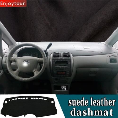 For Mazda Premacy Mazda5 1999 2001 2002 2003 Suede Leather Dashmat Dashboard Cover Pad Dash Mat Car-styling Accessories Carpet
