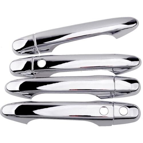 DWCX 1 Set Car Side Door Handle Cover Trim With Smart Keyless Hole Fit For Honda CR-V Civic 2012 2013 2014 2015