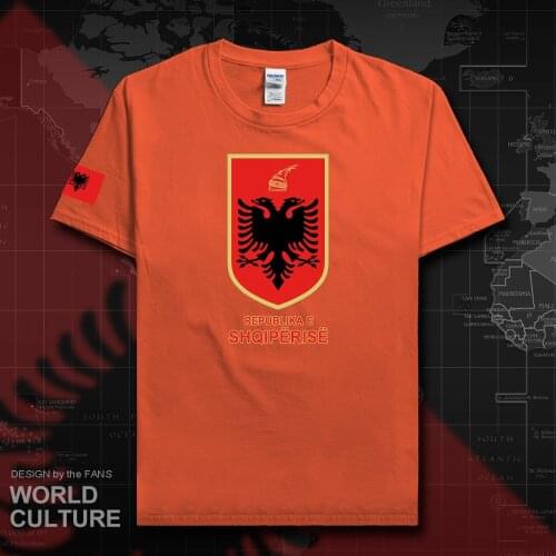 Republic of Albania ALB Albanian men t shirt 2018 jersey nation team tshirt 100% cotton t-shirt clothes tees country sporting 20