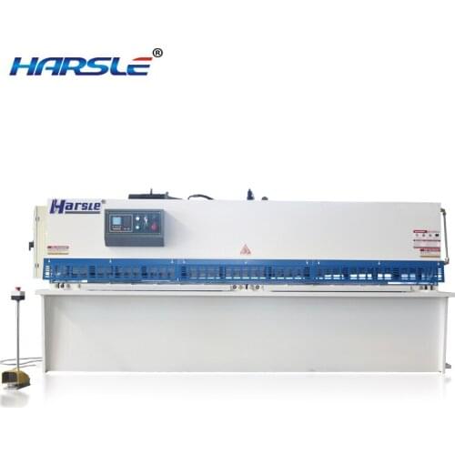 HARSLE hydraulic swing beam metal shearing machine with competitive price