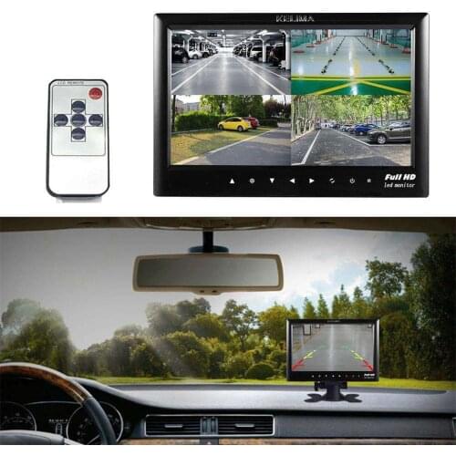 7" Rear View Kit Monitor Diplay + Waterproof Reverse Car Backup HD Camera