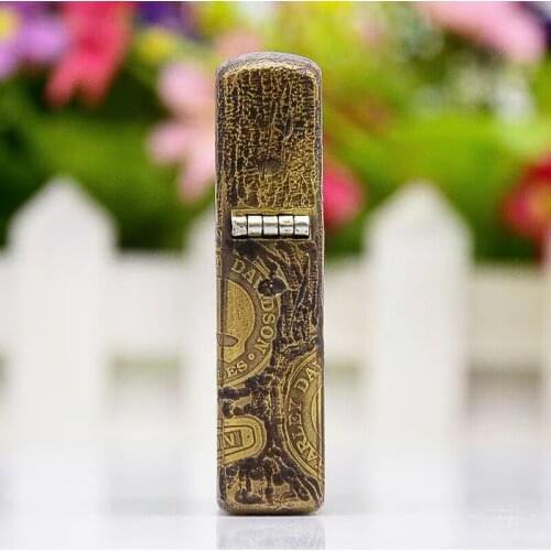 Zorro Pure Copper Kerosene Lighter Original Gasoline Oil Lighter With Gift Box Outdoor Tools Cigarette Accessories