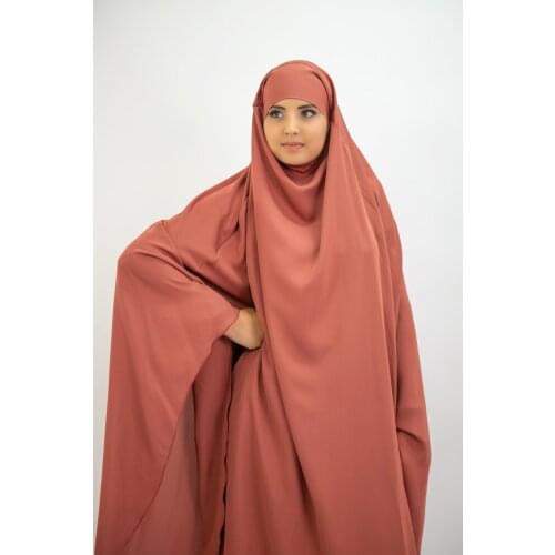 Eid Hooded Muslim Long Khimar Women Hijab Dress Prayer Garment Jilbab Abaya Full Cover Ramadan Gown Burka Islamic Clothes Niqab