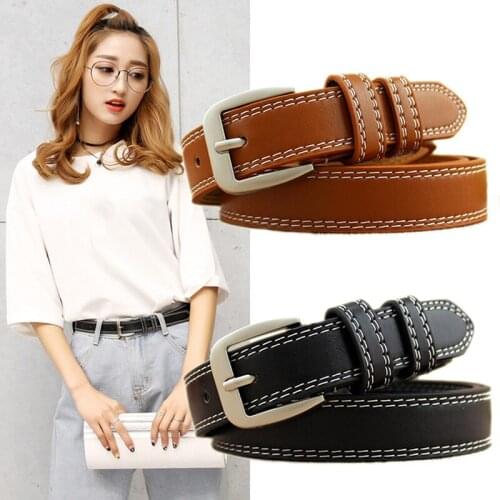 2020 NEW Women Belt Leather Metal Pin Buckle Belt Wasit Waistband Corset Belt Black Belts For Women Designer Belt Luxury