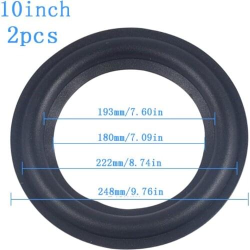 4/5/6.5/8/10/12\" Elastic Rubber Ring Speaker Surround Repair Foam Woofer Edge Dropshipping