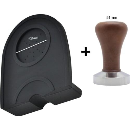AREYOUCAN Silicone Coffee Tamper Mat Holder Espresso Maker Support Base Non-Slip Flexible Corner Mat