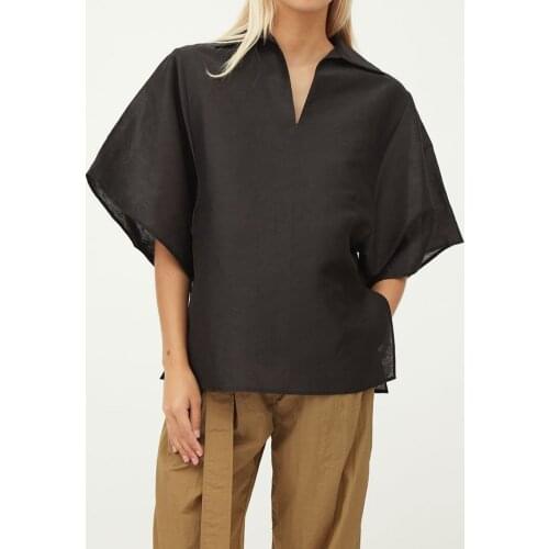 Черные блузки VNXIFM China At AliExpress