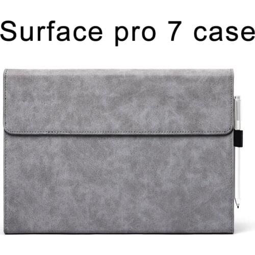 Tablet Case for 2019 Microsoft Surface Pro7 Leather Sleeve Flip Surface Pro 7 Protective Cover