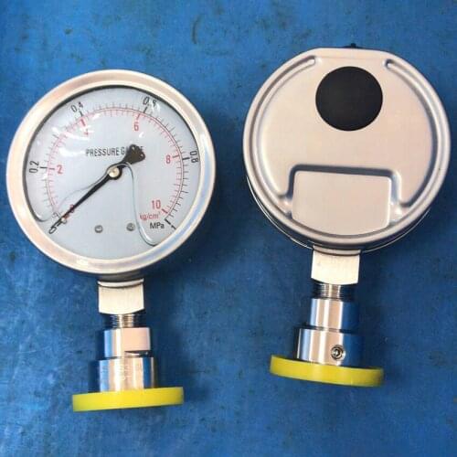 1.5" Sanitary Diaphragm seal 100mm dialface pressure gauge 1Mpa 10kg/cm2 Glycerin filled