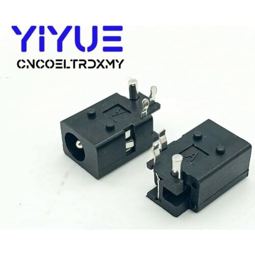 10PCS DC023 DC-023 4.0*1.7 Female Socket 4.0*1.7mm Electrical Socket Outlet 4.0x1.7 DC female plug For DVD/EVD