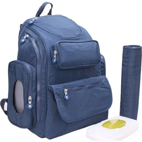 3Pcs/set Mummy Diaper Backpack Suits Zipper Large Capacity Multifunctional Stroller Maternity Nappy Bag For Baby Care MBG0159