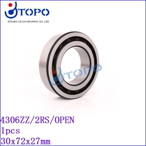 30*72*27mm Double Row Ball Bearing 4306 ZZ/2RS/open