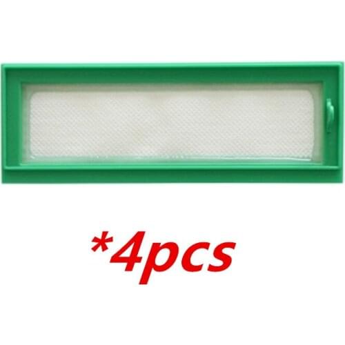 4 pieces / batch robot vacuum cleaner Parts compatible for Vorwerk Kobold VR200 replacement HEPA filter