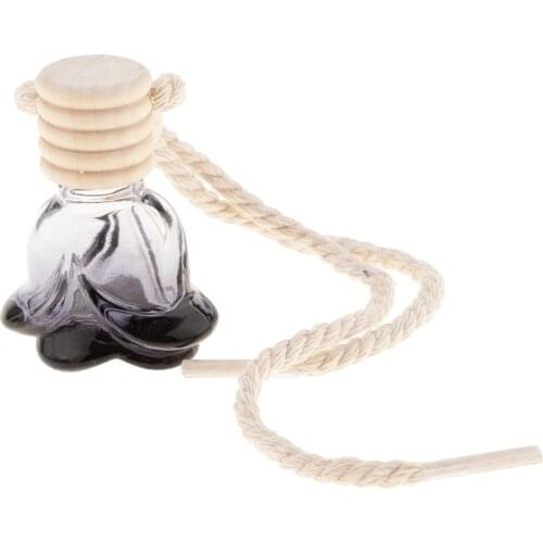 50Pcs Car Air Freshener Perfume Essential Oils Diffuser Bottle Decor Flower