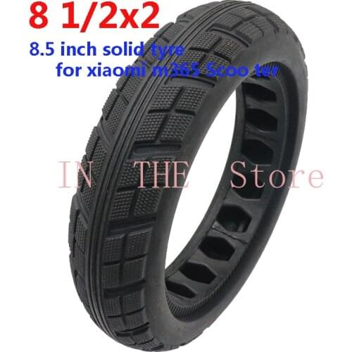 8.5x2.0 Solid Tyre for Xiaomi Mijia M365 Electric Scooter Wheel for M365 Pro Shock Absorber Damping Rubber Solid Tire 8.5