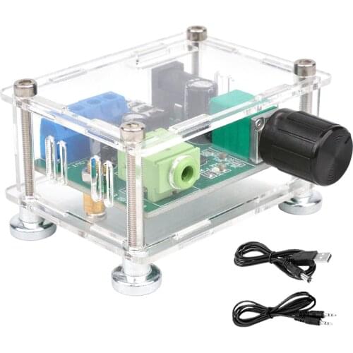 AIYIMA USB5V 3W+3W Dual Channel Stereo Digital Power Audio Amplifier Headphone Amp Board With Case DIY For Home Theatre System